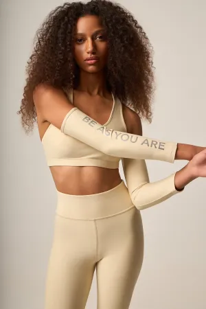 Αθλητικά μανίκια Soft Touch | Light Beige