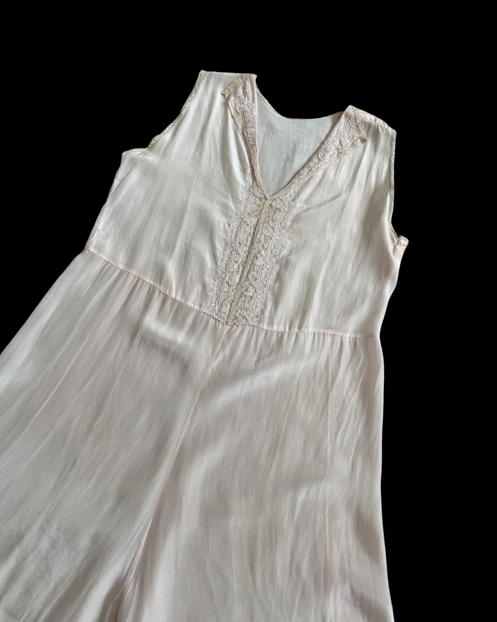 1930s Silk Crepe De Chine Lounge Jumpsuit