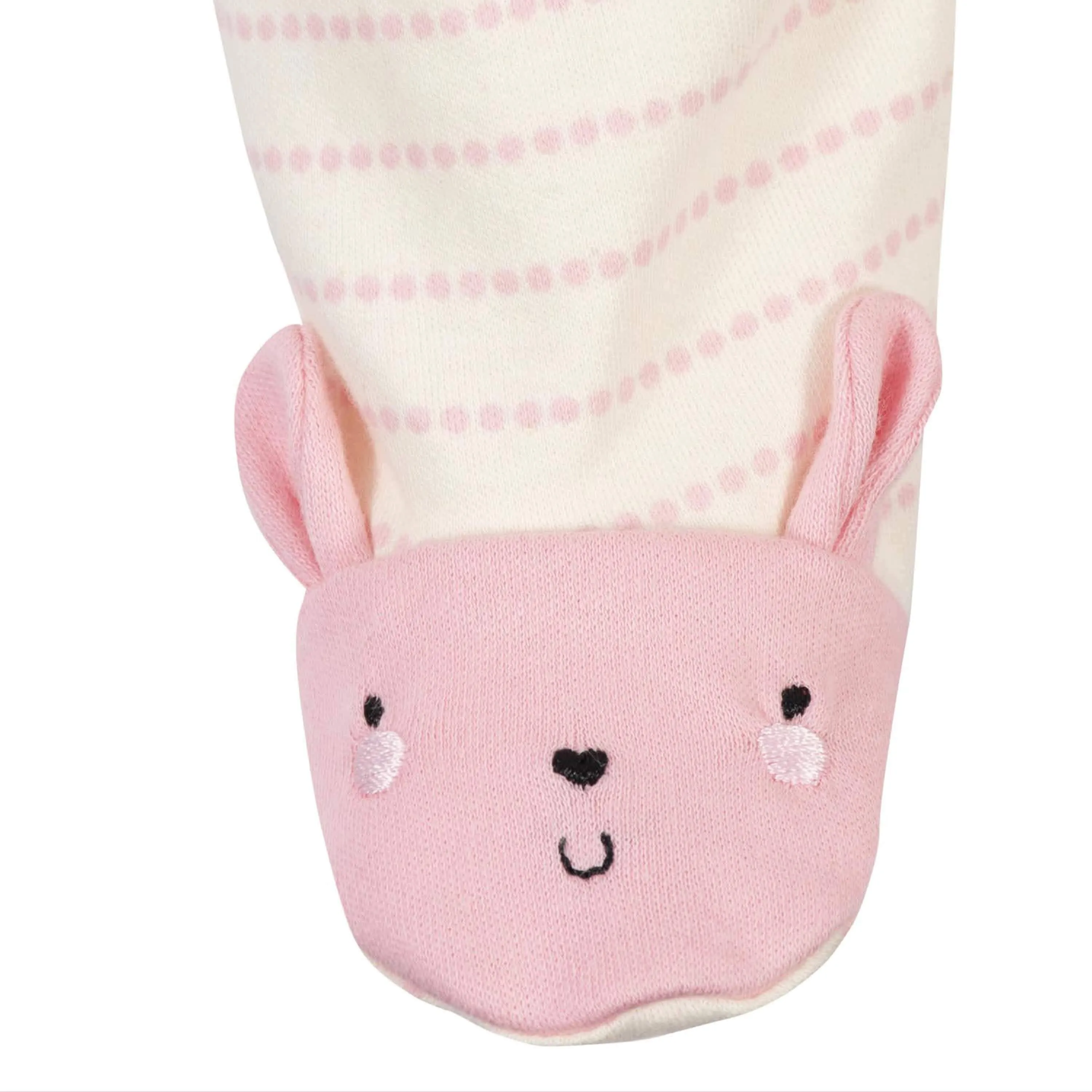 2-Pack Baby Girls Organic Bunny Sleep 'N Plays