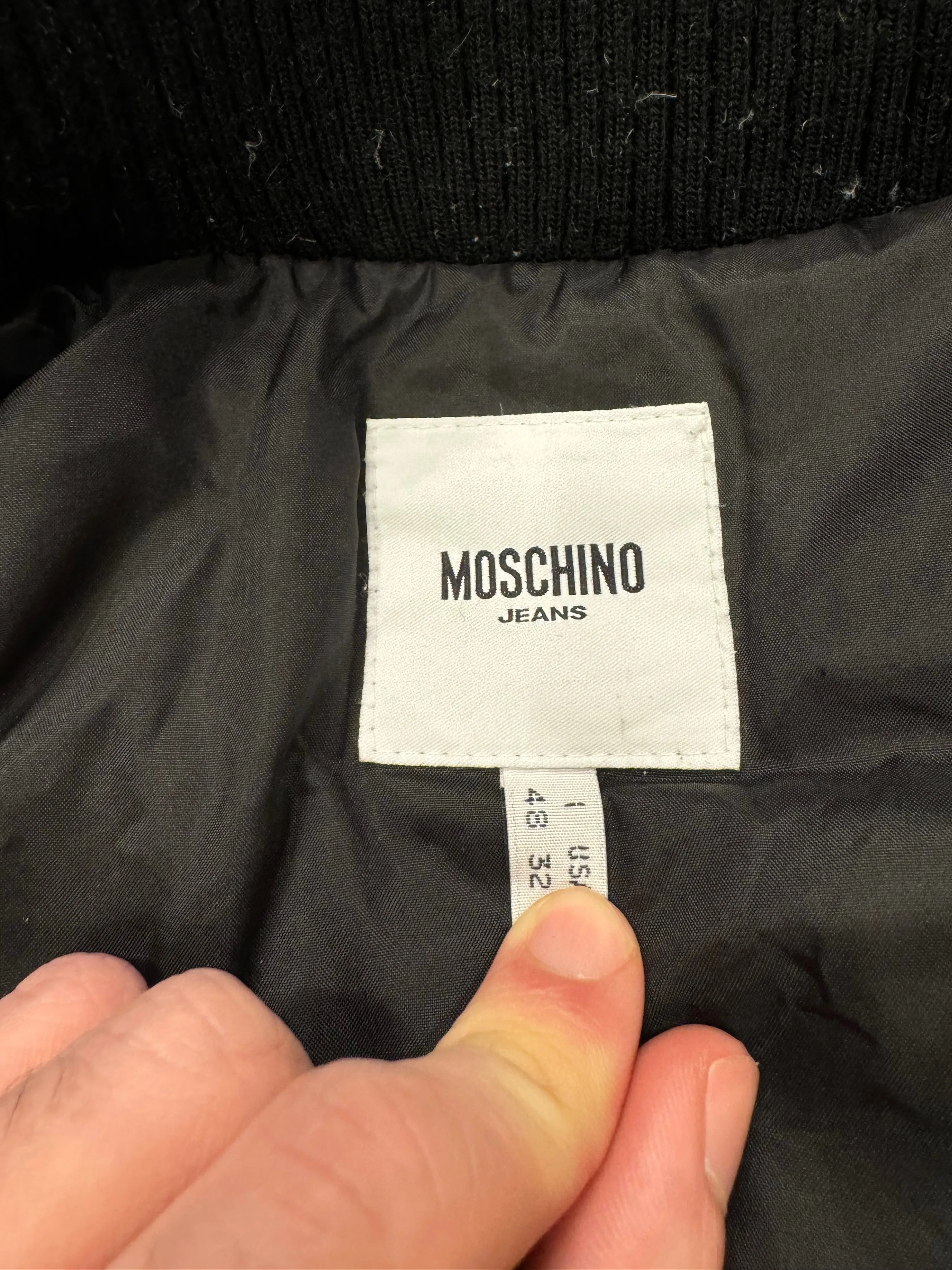 2000s Moschino Jeans bomber jacket