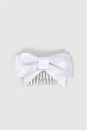 30142 - Haircomb Wide Satin Bows