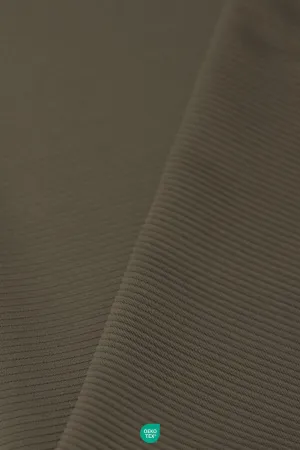 90x150 // FLOW Wide Ribbed Activewear - Dark Moss
