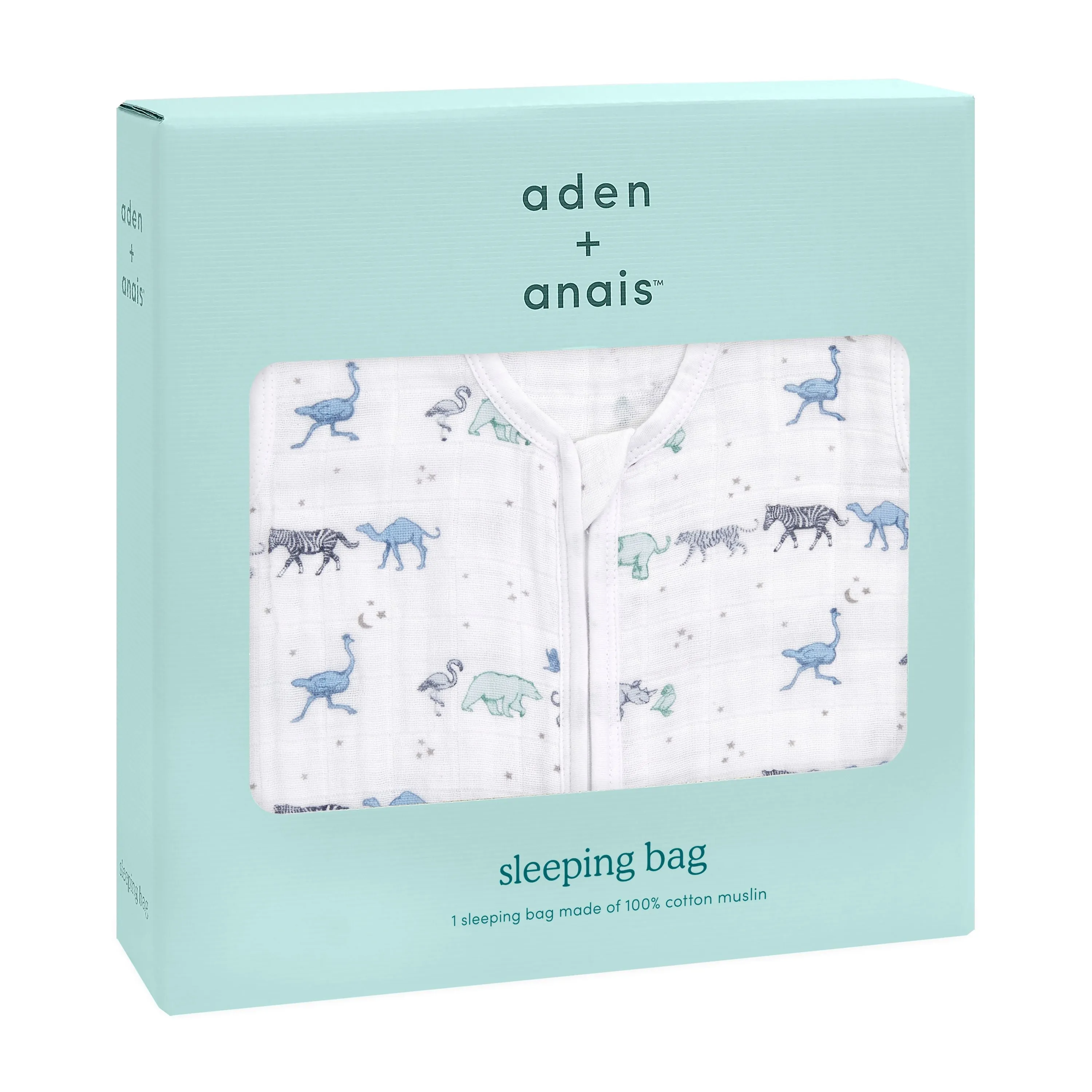Aden and Anais "Rising Star" 100% cotton classic baby sleeping bag