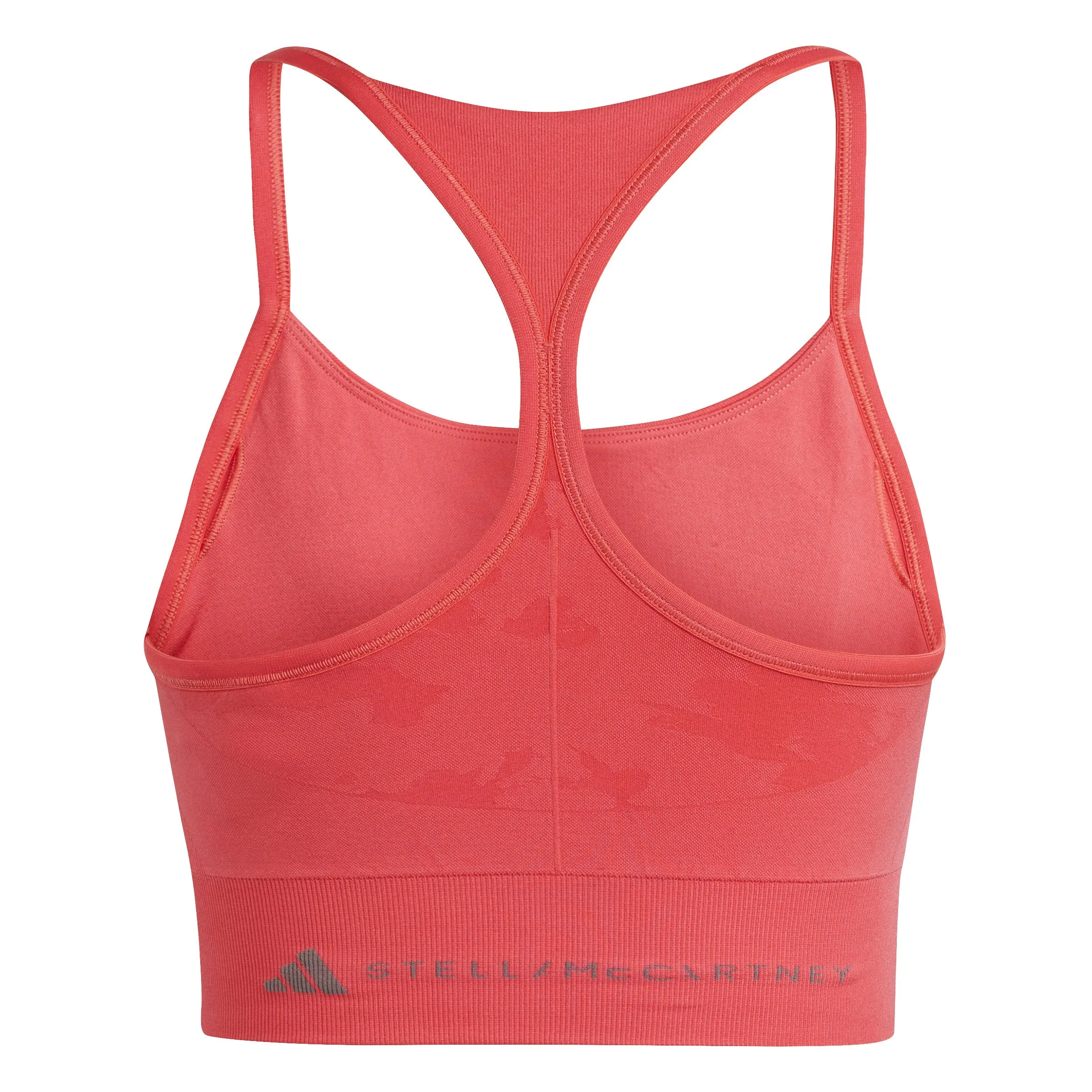 Adidas x Stella McCartney Seamless Sports Bra in Core Pink