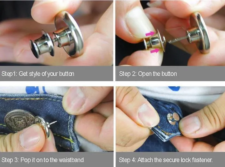 Adjustable Perfect Fit Button