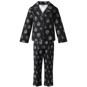 AFL Collingwood Magpies Toddlers Flannelette PJ Set