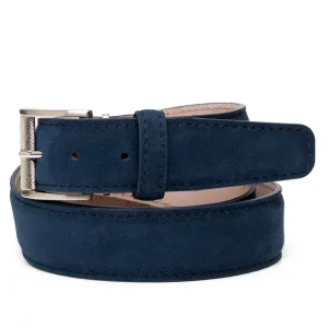 Alcantara Custom Belt in Navy