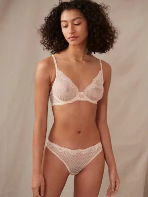 Alice Plunge Bra- Nude