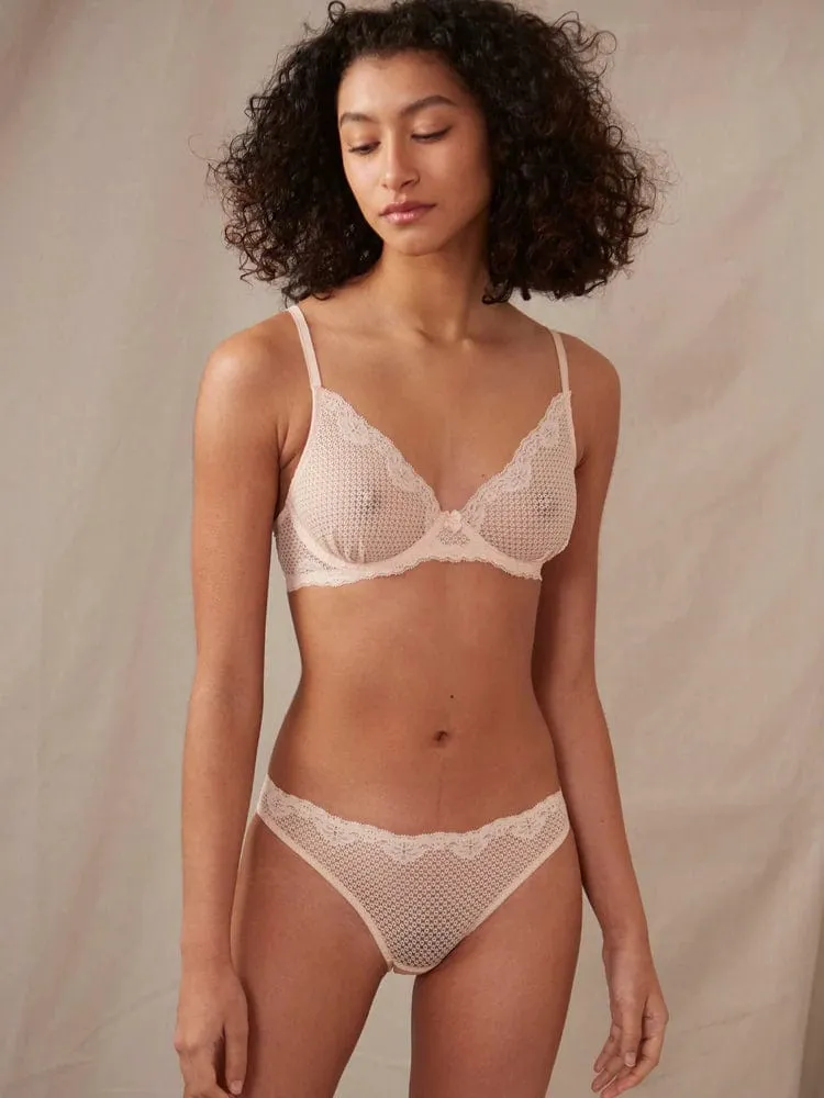Alice Plunge Bra- Nude