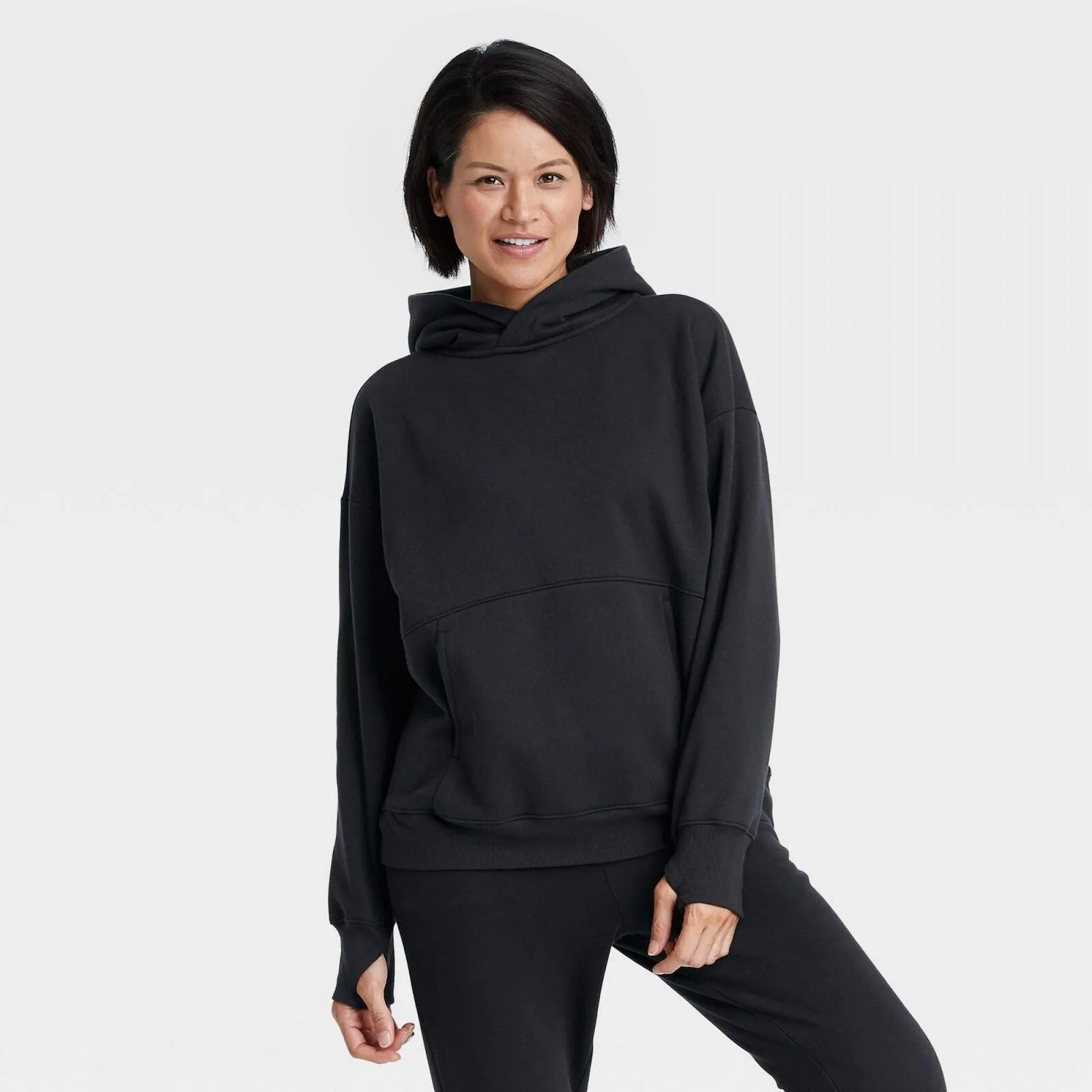 All In Motion Women's Fleece Pullover Hooded Hoodie Sweatshirt