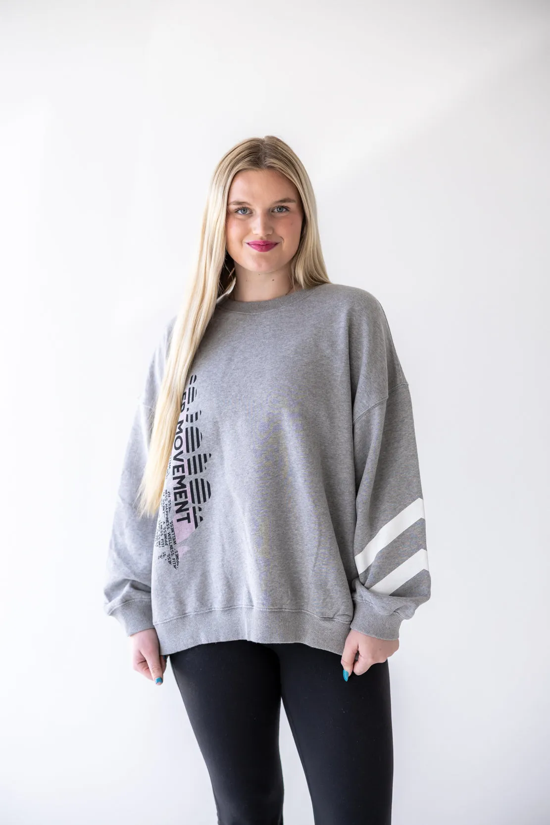 All Star Pullover Logo | Heather Grey/White