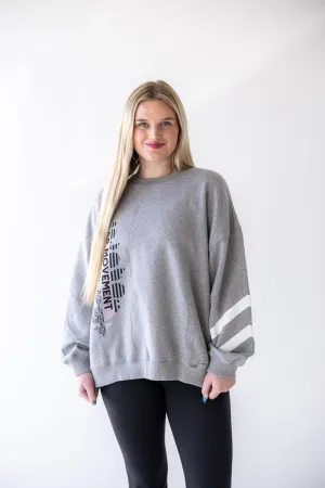 All Star Pullover Logo | Heather Grey/White