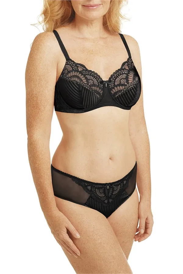 Amoena Karolina Brief - Black - 44766