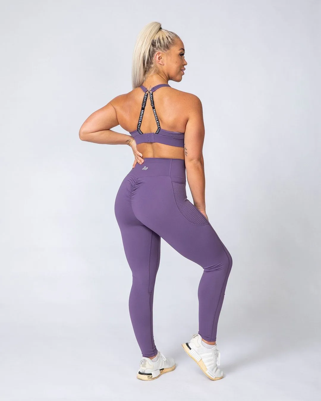 AMRAP Ankle Length Leggings - Velvet Purple