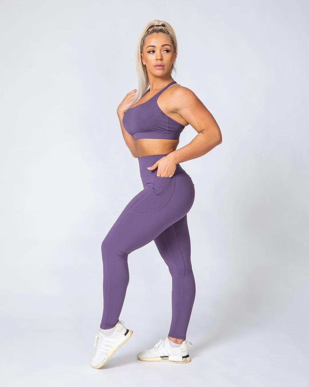 AMRAP Ankle Length Leggings - Velvet Purple