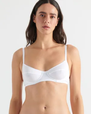 Araks: Beau Cotton Underwire Bra - White