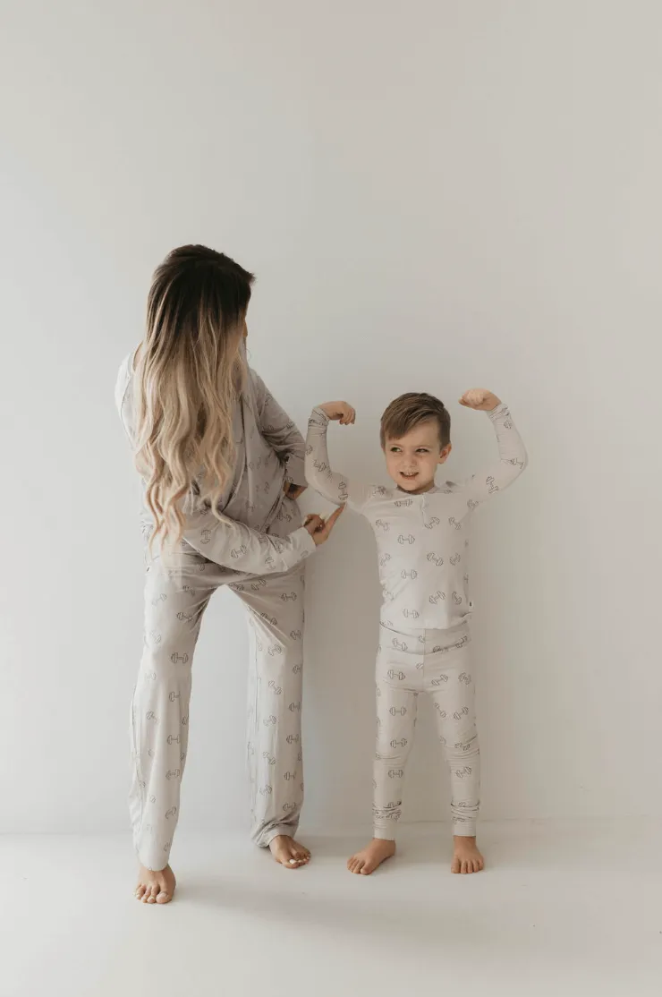 Arm Day | Men's Long Sleeve  Bamboo Pajamas