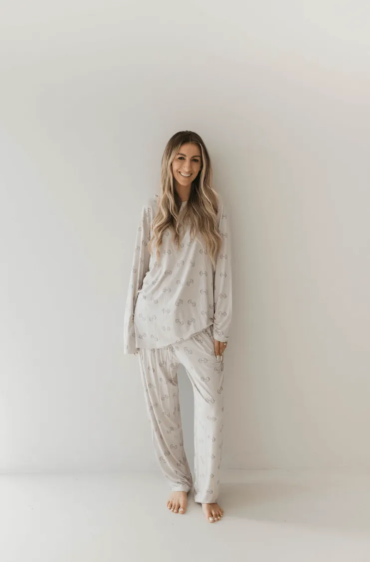 Arm Day | Men's Long Sleeve  Bamboo Pajamas