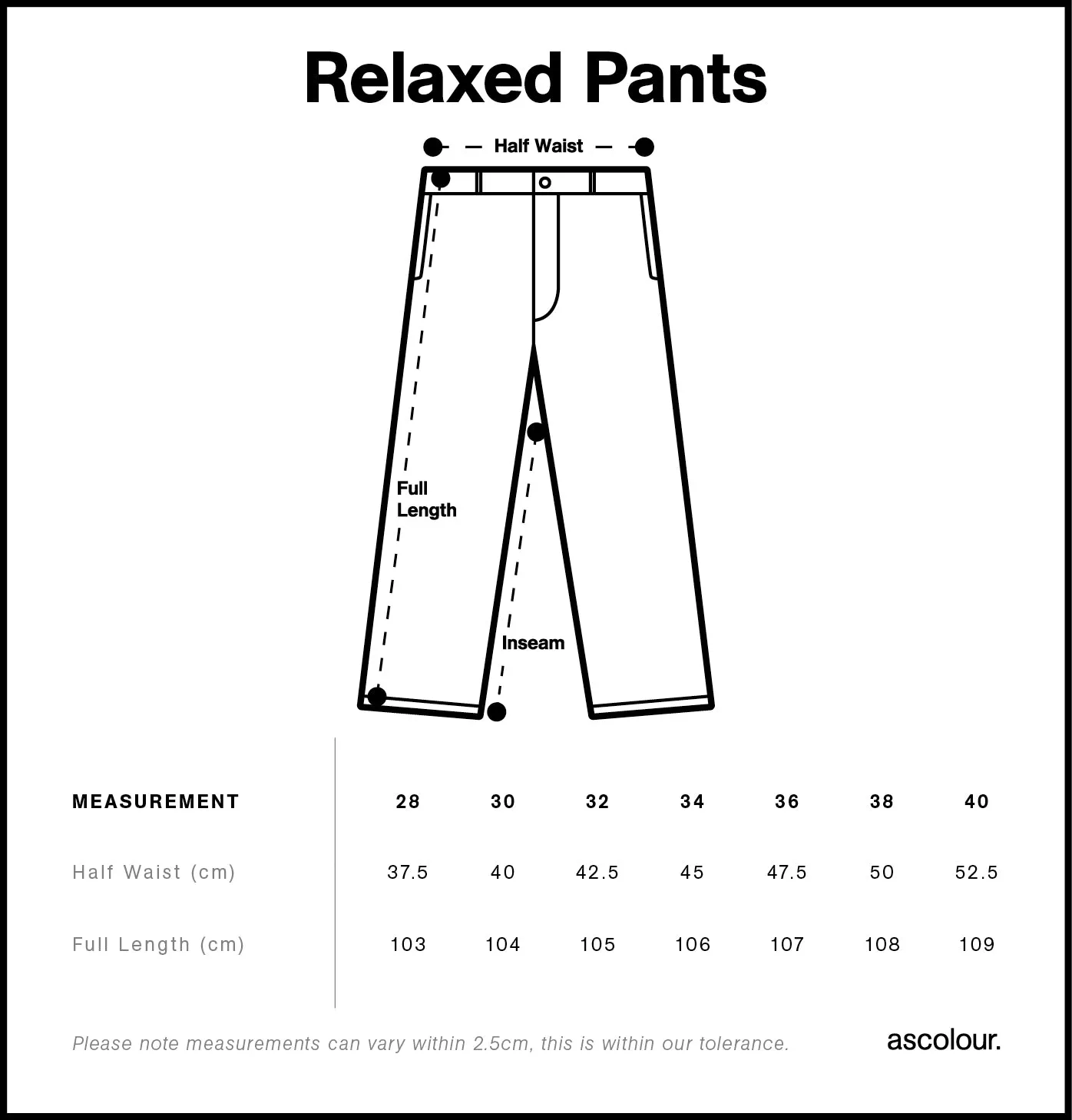 AS COLOUR RELAXED PANTS-MEN’S
