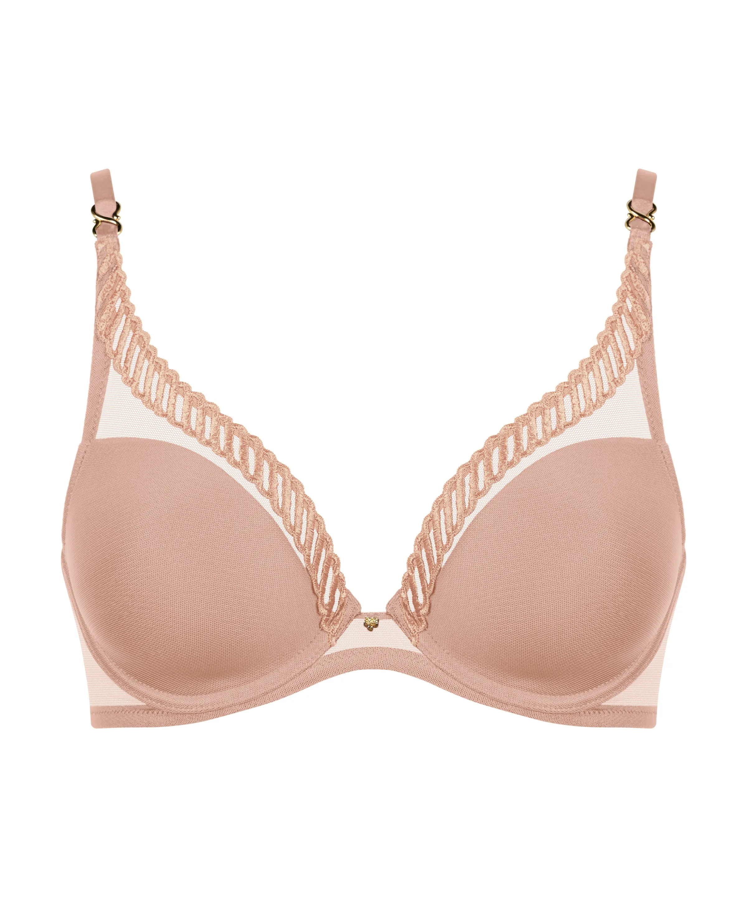 Aubade Sheer Emotion Padded Plunge Bra