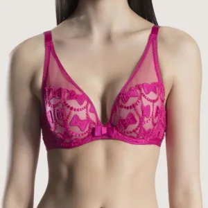 Aubade The Bow Wired Plunge Designer Bra