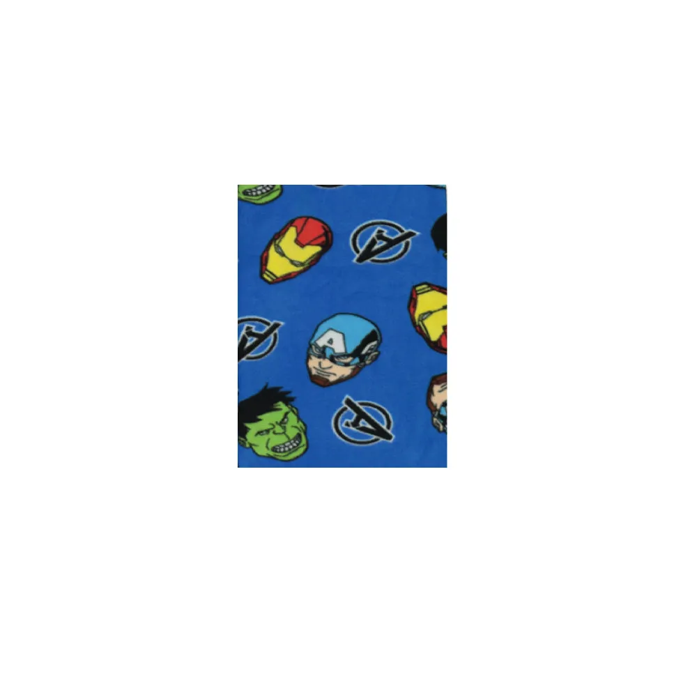 Avengers Boys Pajama Set with Socks, Long Sleeve Top and Pants 3PC PJ Outfit, 4-10, Blue