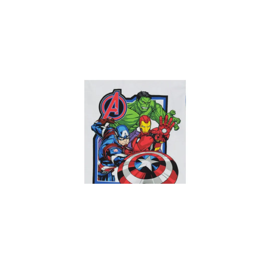 Avengers Boys Pajama Set with Socks, Long Sleeve Top and Pants 3PC PJ Outfit, 4-10, Blue