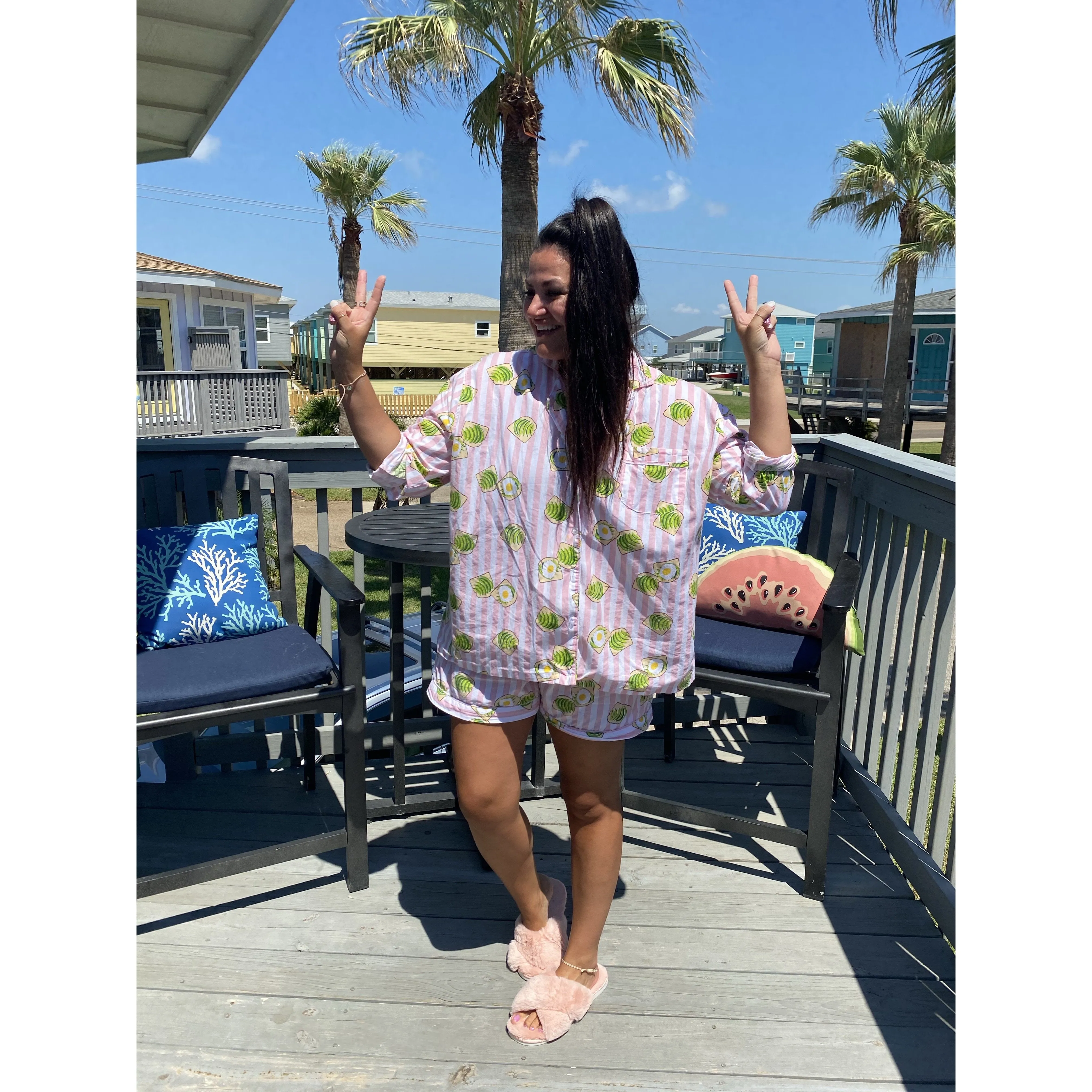 Avocado Toast Pajama Shorts