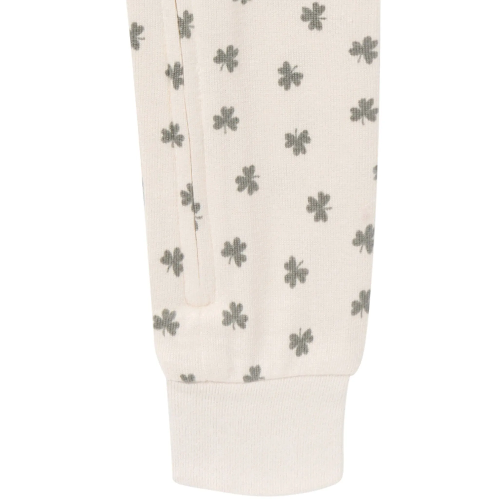 Baby & Toddler Neutral Beige Shamrock Snug Fitting Footless Pajamas
