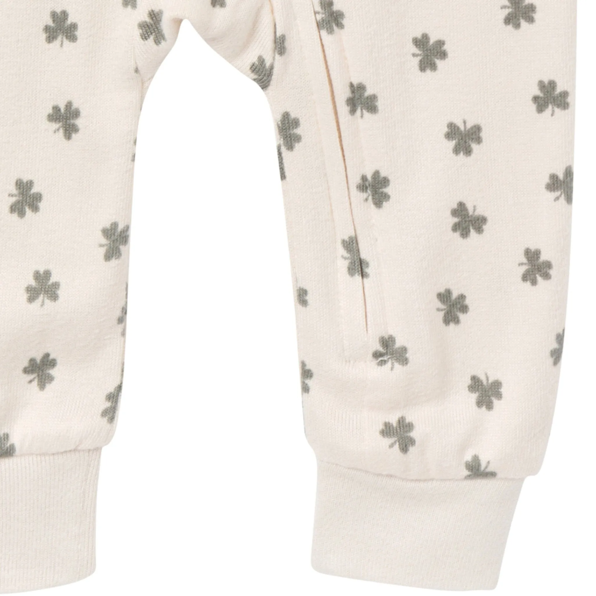 Baby & Toddler Neutral Beige Shamrock Snug Fitting Footless Pajamas