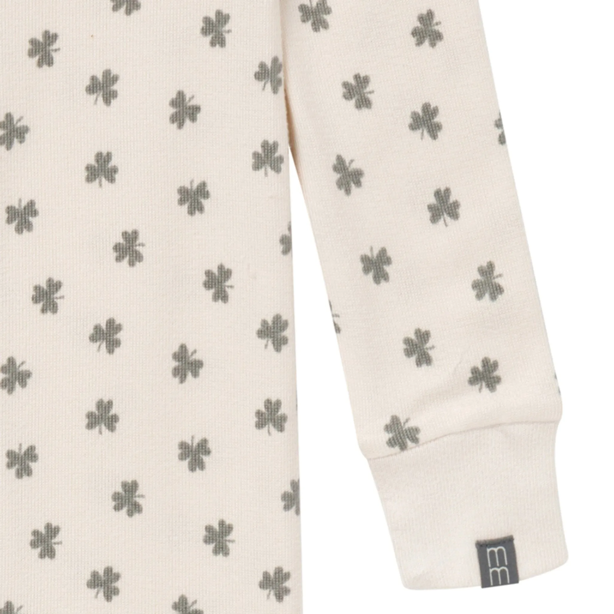 Baby & Toddler Neutral Beige Shamrock Snug Fitting Footless Pajamas