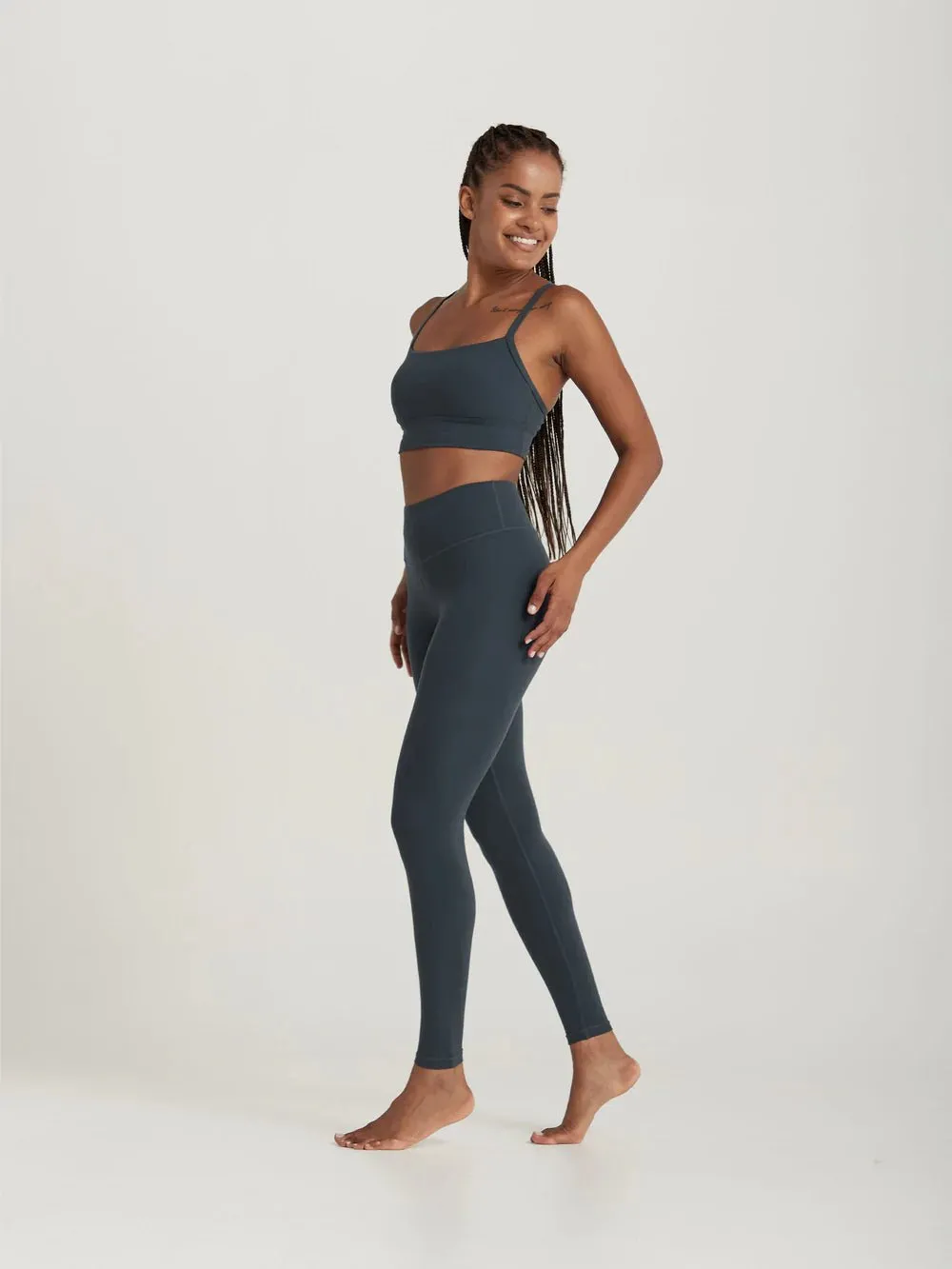 Balance Full Length Legging - Deep Ocean