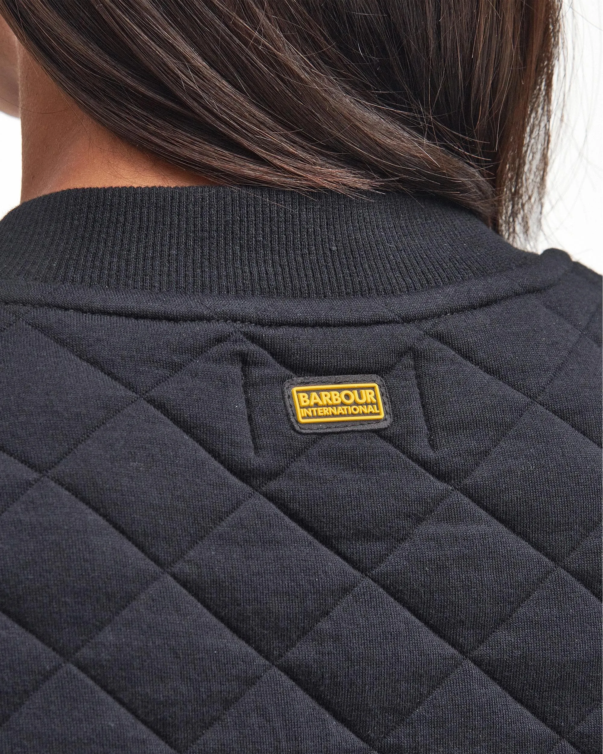 Barbour International Alicia Womens Quilted Bomber Jacket