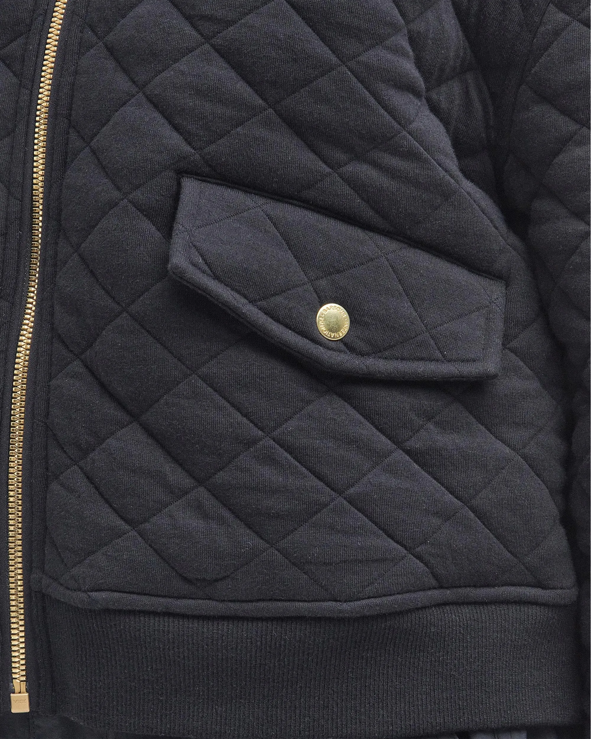 Barbour International Alicia Womens Quilted Bomber Jacket