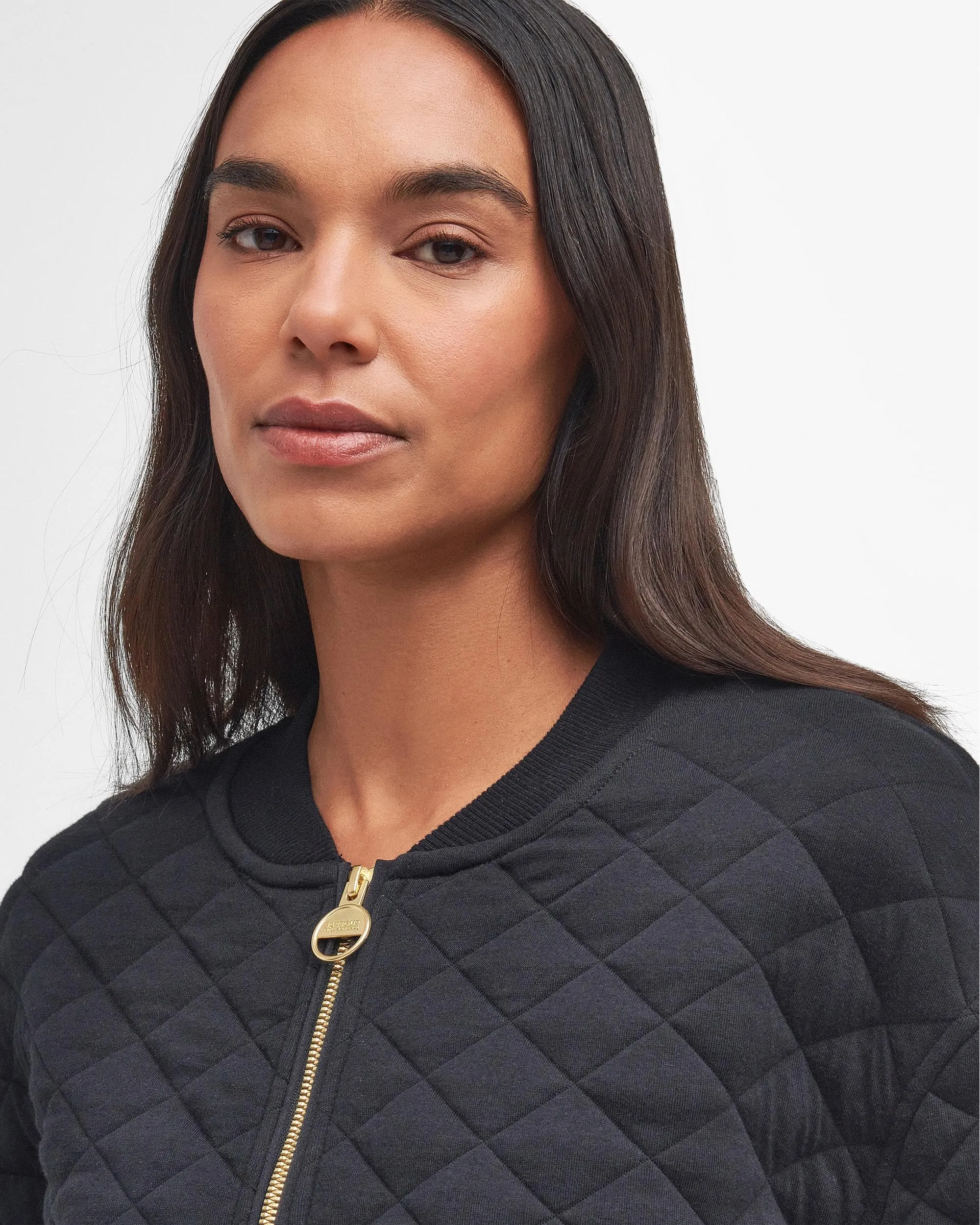 Barbour International Alicia Womens Quilted Bomber Jacket