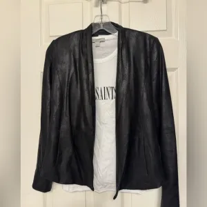 Barneys New York faux leather jacket