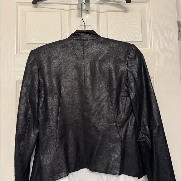Barneys New York faux leather jacket