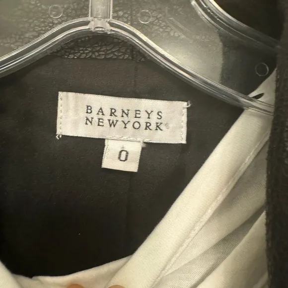 Barneys New York faux leather jacket