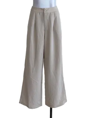 Beige Long Slack Pants TCL
