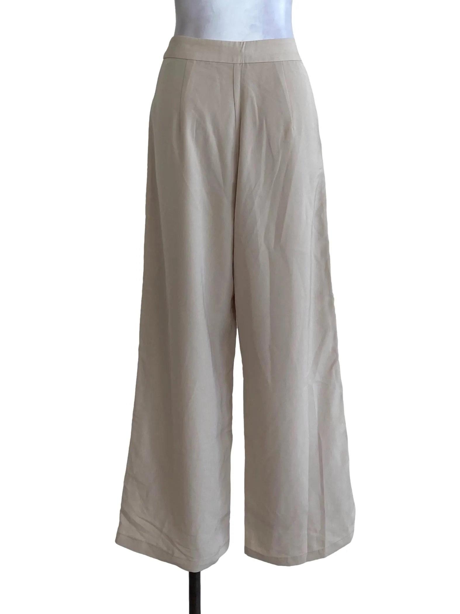 Beige Long Slack Pants TCL