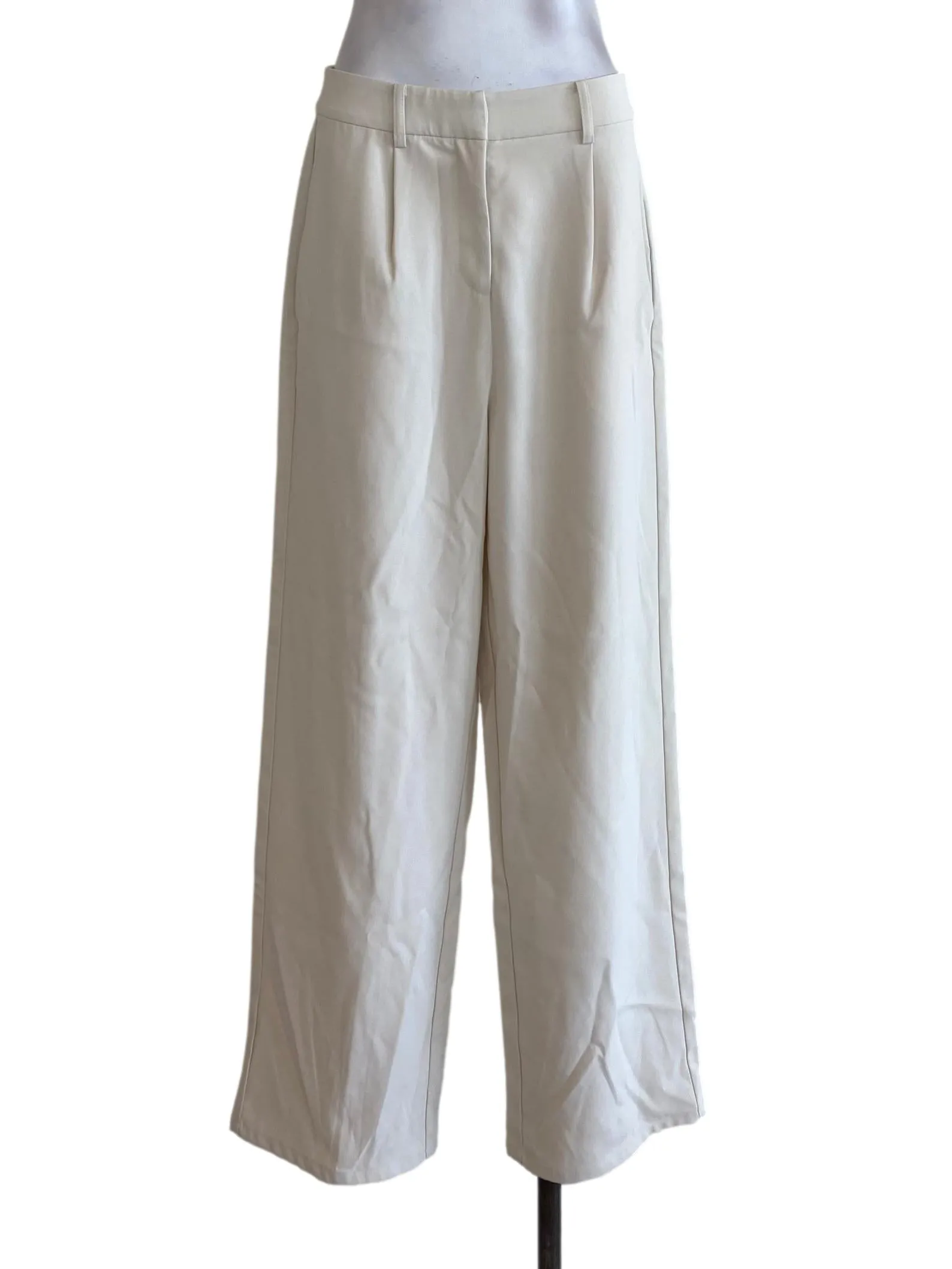 Beige Plain Slack LB