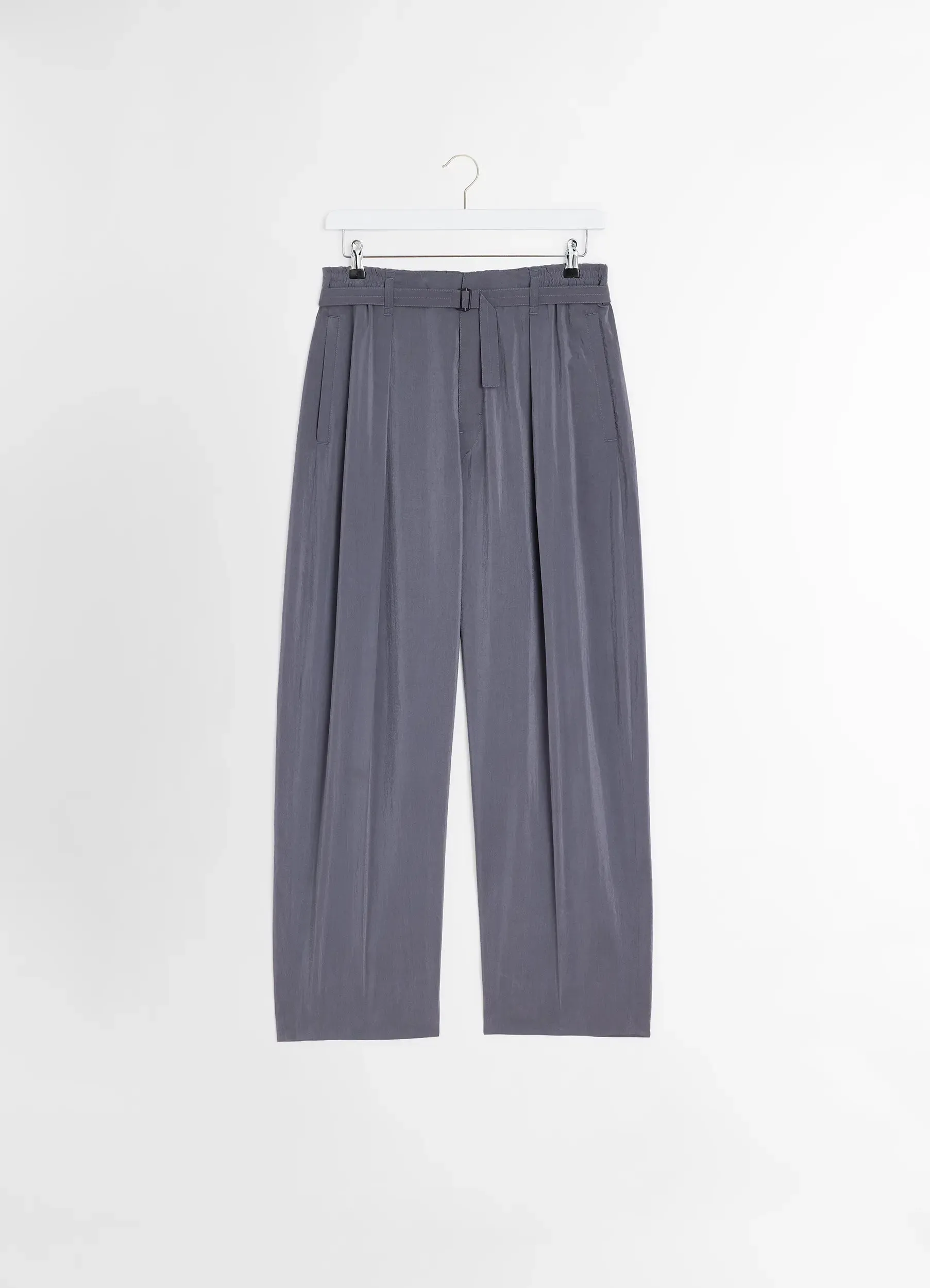 BELTED RELAXED PANTS