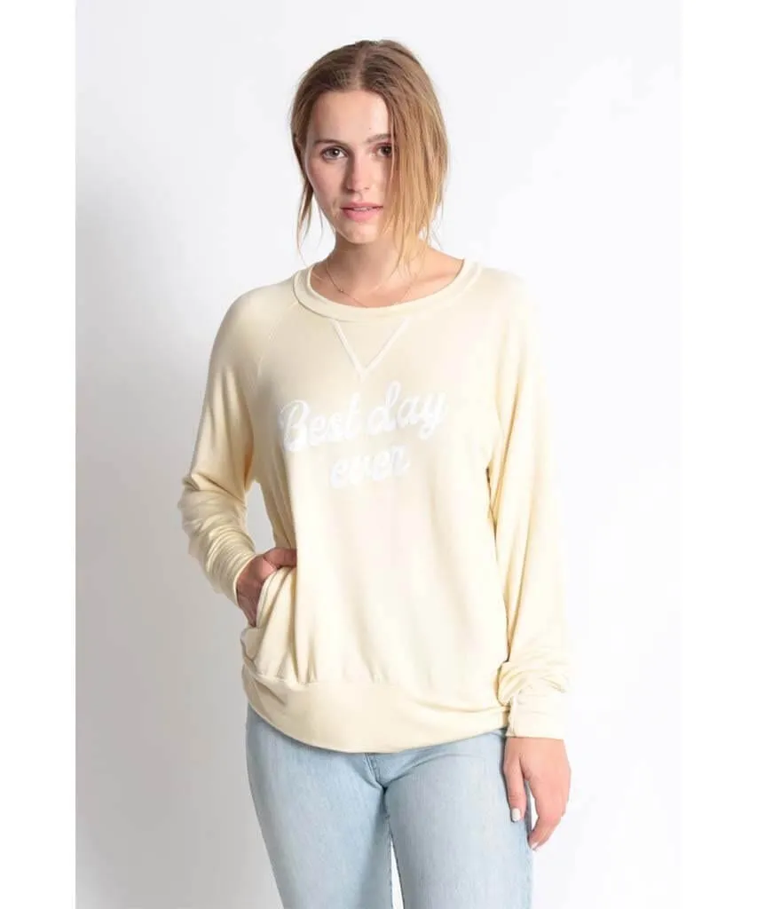 Best Day Ever Pocket Pullover