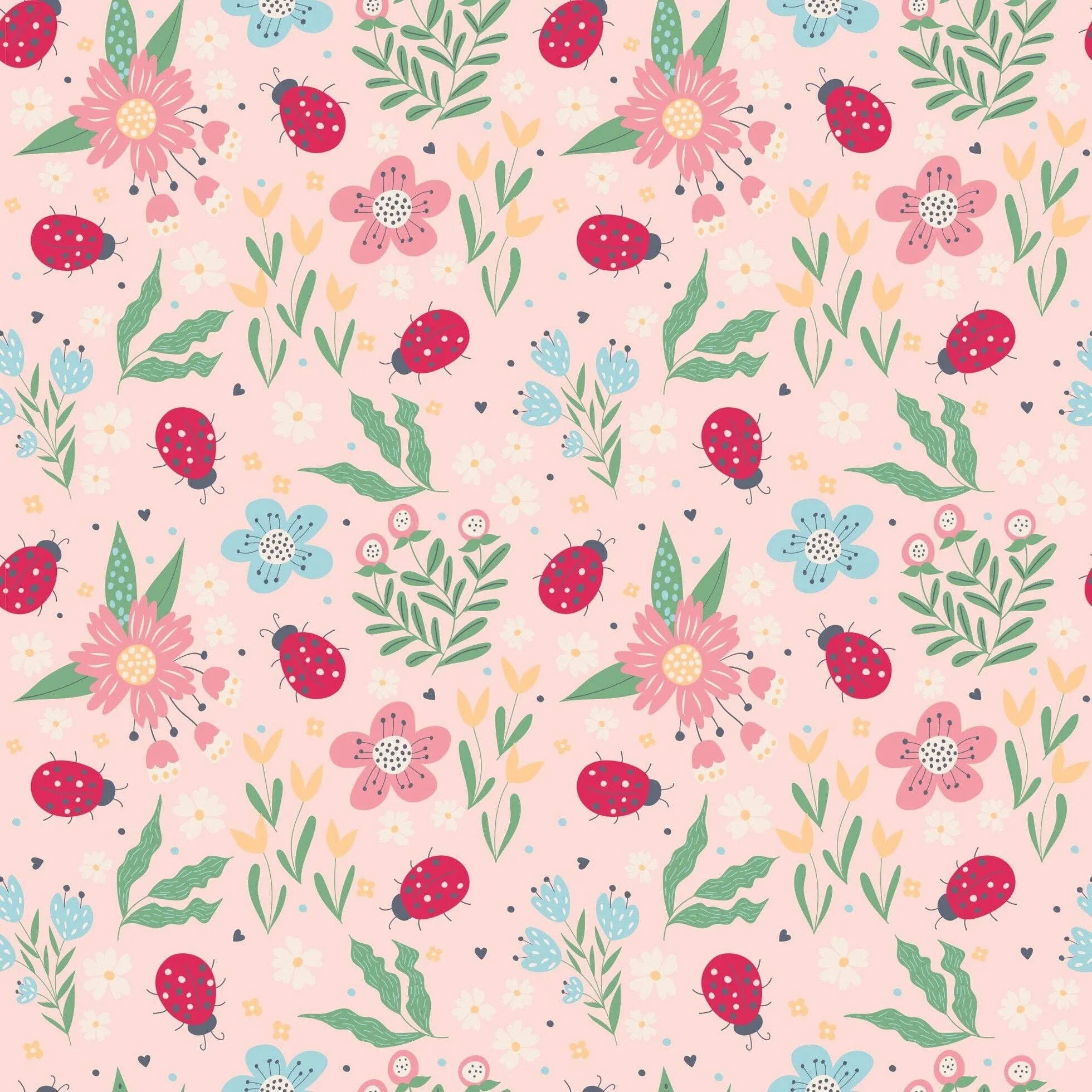 Big Kid Pajama - Ladybug Garden