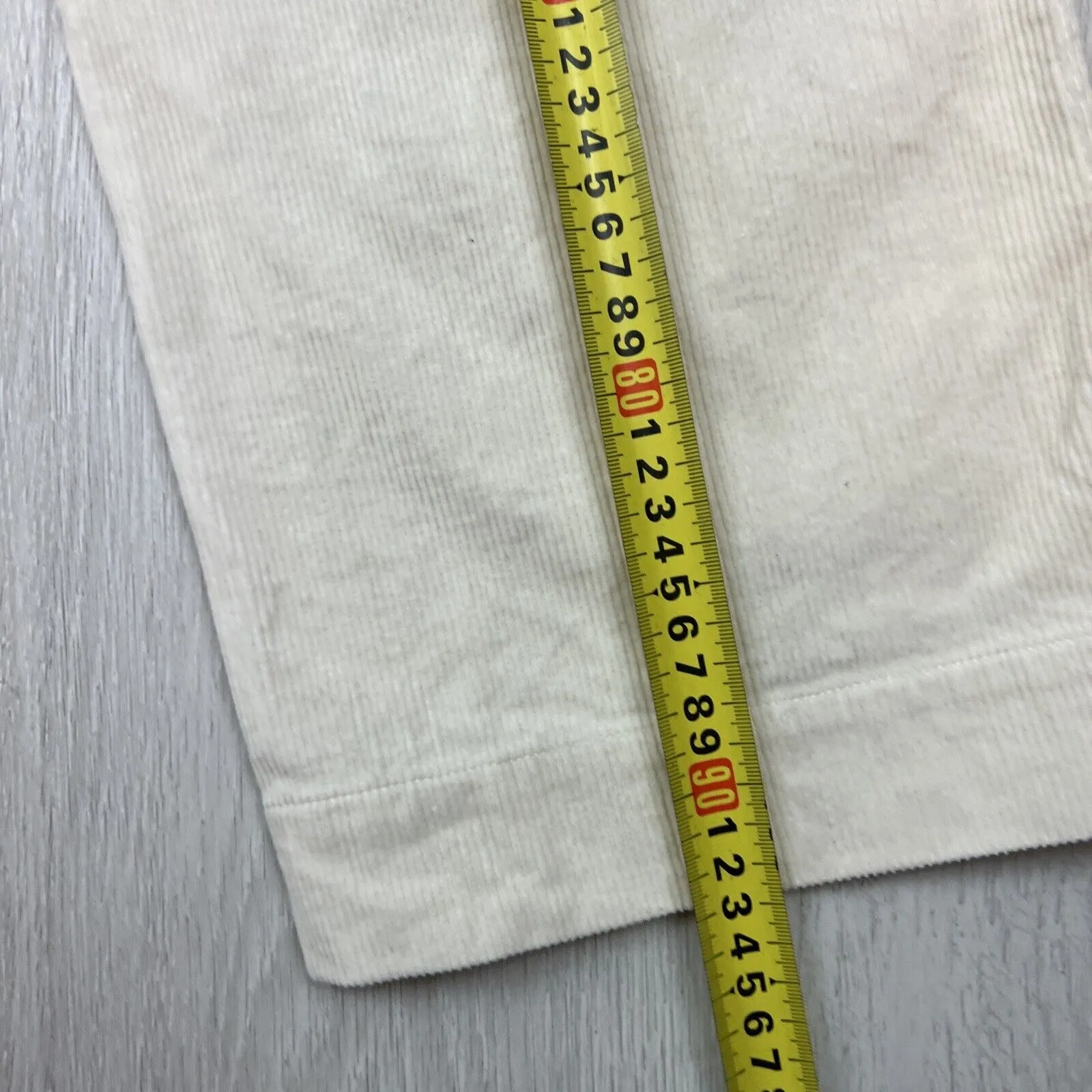 Billabong Womens Off-White Relaxed Loose Fit Corduroy Pants Size 26