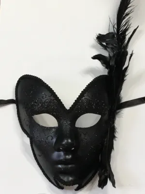 Black Mardi Gras Mask