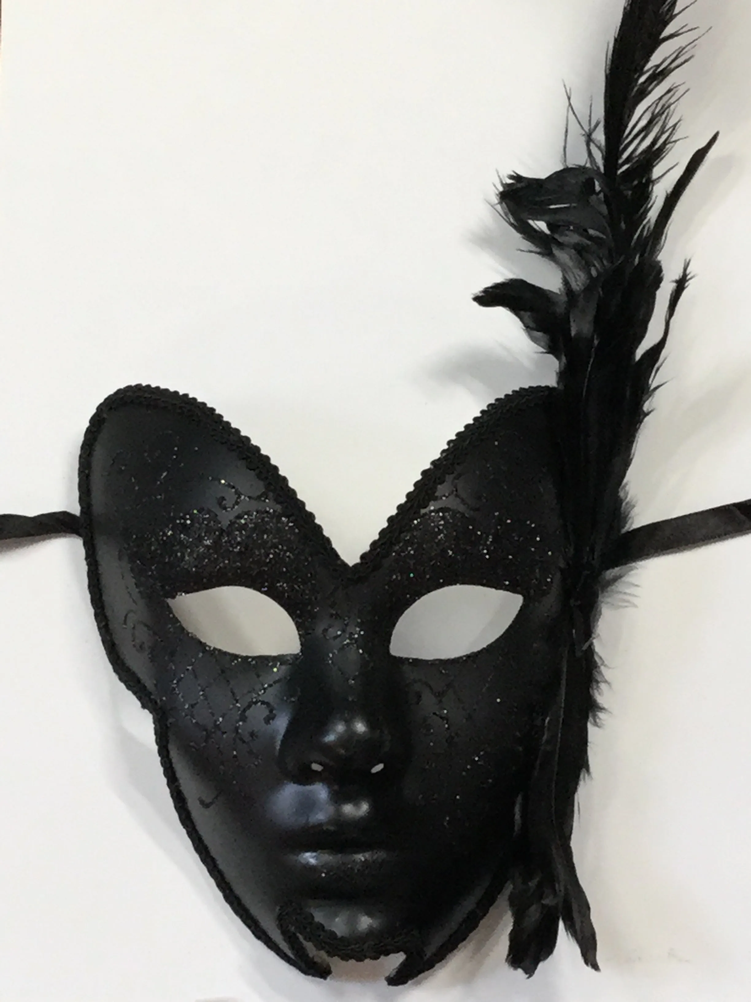 Black Mardi Gras Mask