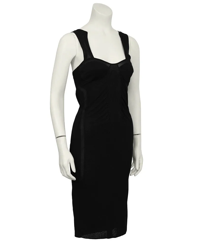 Black Mesh Dress
