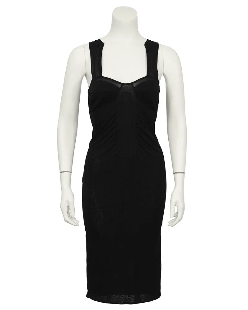 Black Mesh Dress