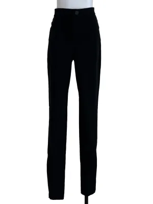 Black Skinny Slack Pants